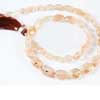 Natural Sunstone Smooth Oval Beads Strand Length 12 Inches and Size 7mm to 11mm approx.